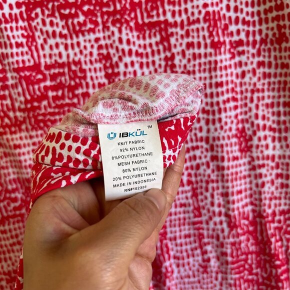 Ibkul Womens Small Diane Print Long Sleeve Shift Dress UPF 50 Golf Athletic - Picture 10 of 11